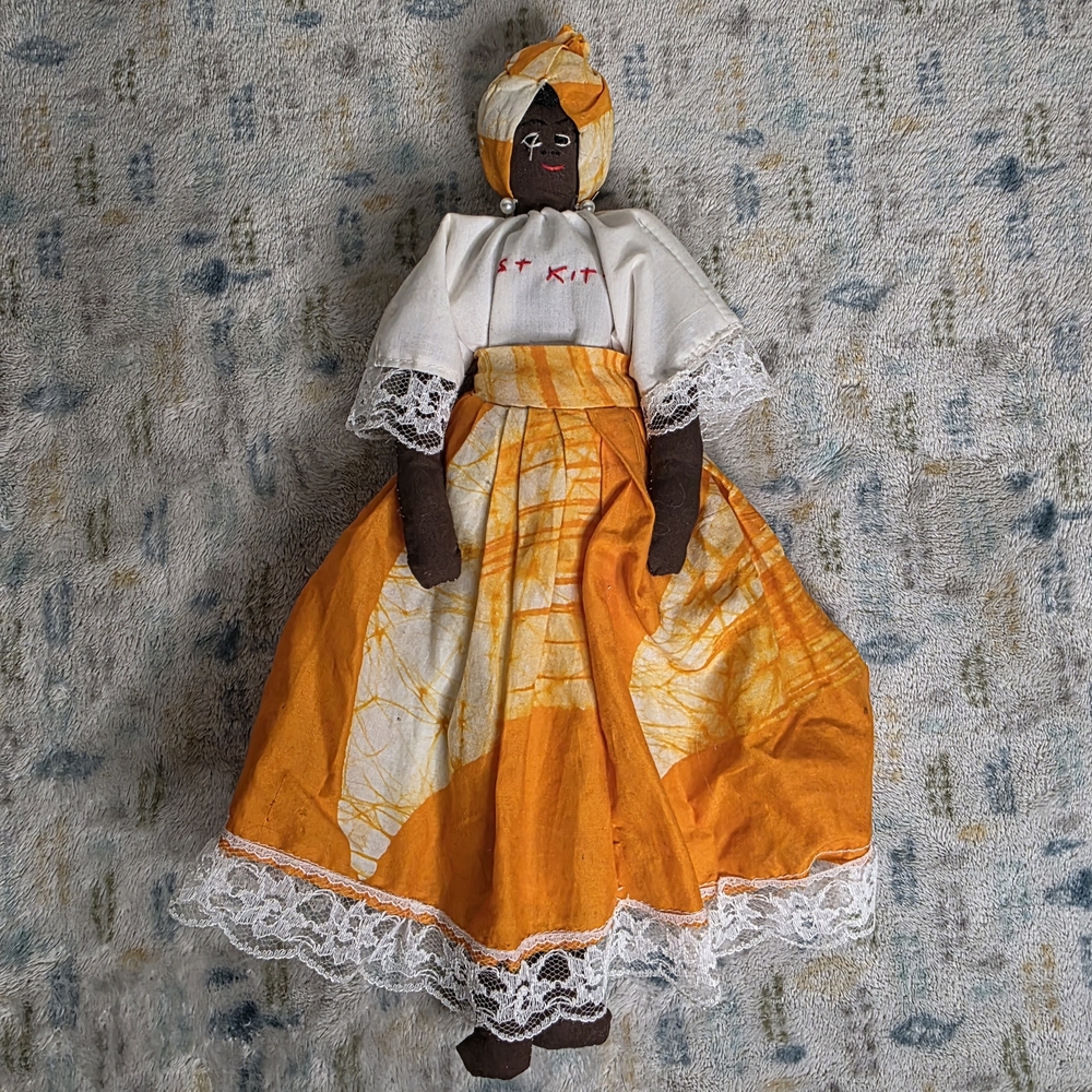 Handmade St Kitts Caribbean Doll